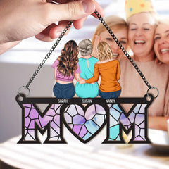 Mother And Daughter Pendant On The Moon
