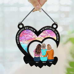 Mother And Daughter Pendant On The Moon