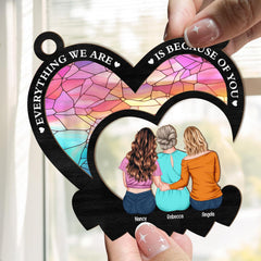 Mother And Daughter Pendant On The Moon