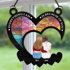 Mother And Daughter Pendant On The Moon