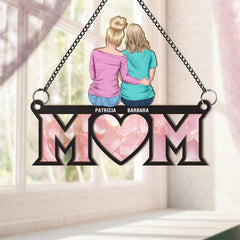 Mother And Daughter Pendant On The Moon