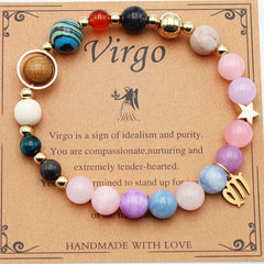 Eight Planets 12 Constellation Bracelet Morgan Stone Beaded Bracelet
