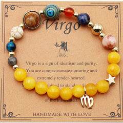 Eight Planets 12 Constellation Bracelet Morgan Stone Beaded Bracelet